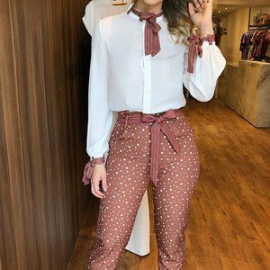 Women Top & Pants Set